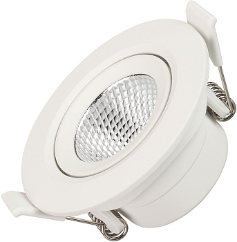 Светильник встраиваемый LED LTD-POLAR-TURN-R80-5W Day4000 (WH, 36 deg, 230V) (Arlight, IP20 Пластик, 3 года) 032309