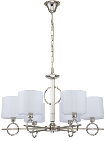 картинка Подвесная люстра Moraine 10167/6PL E14*40W Nickel от магазина BTSvet