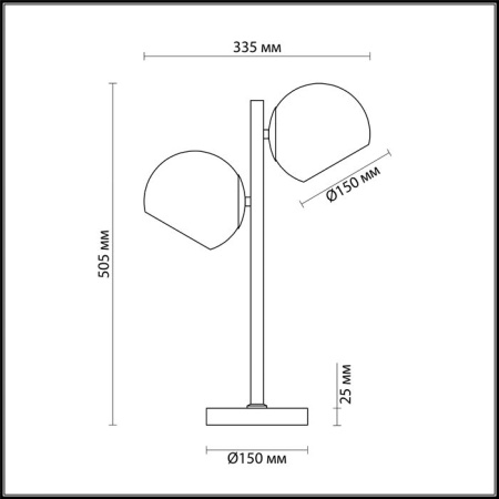 картинка Интерьерная настольная лампа Blair 3769/2T от магазина BTSvet