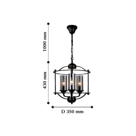 картинка Подвесной светильник Kiara 2057-3P от магазина BTSvet