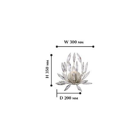 картинка Бра с хрусталем Feerie 1932-1W от магазина BTSvet