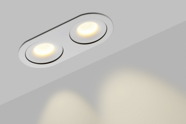 картинка Встраиваемый светильник COMBO-2R2-WH от магазина BTSvet