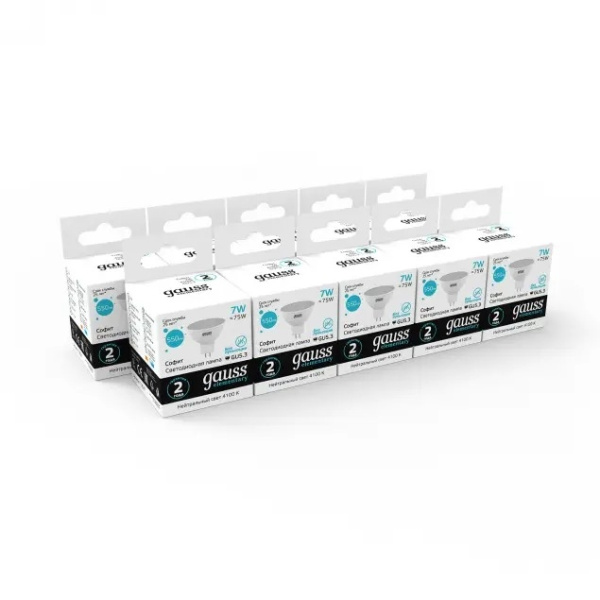картинка Лампочка LED Elementary MR16 GU5.3 7W 4100K 13527 от магазина BTSvet