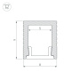 картинка Профиль SL-MINI-8-2000 ANOD BLACK (Arlight, Алюминий) 030514 от магазина BTSvet