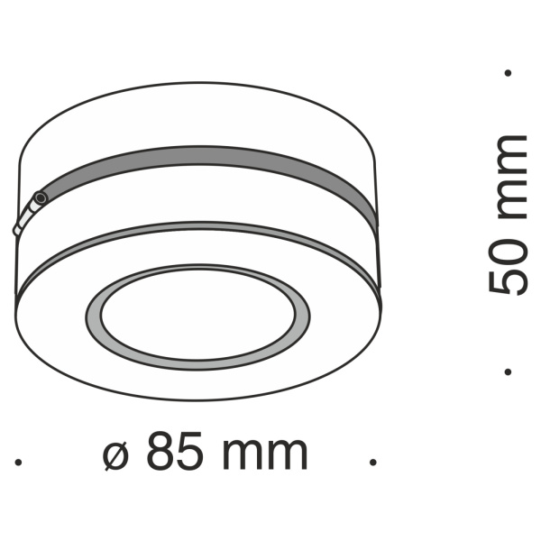 картинка Накладной светодиодный светильник Alivar C022CL-L7W4K от магазина BTSvet