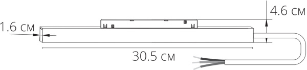 картинка Блок питания встраиваемый в трек 48V 150W Linea A582006 от магазина BTSvet