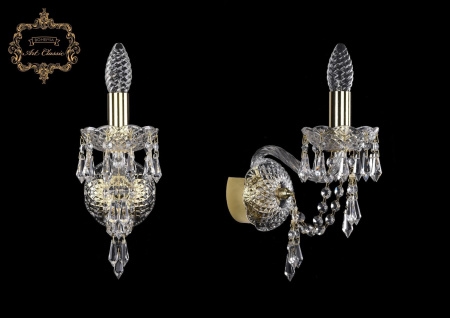 Хрустальное бра 10.23.1.141.Gd.Dr
