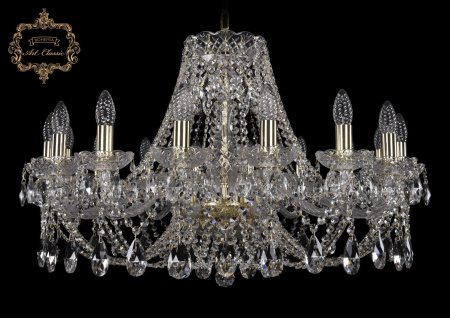 Хрустальная подвесная люстра 11.21.16.300.Gd.Sp