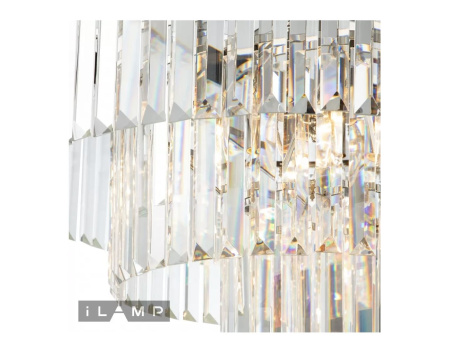 картинка Подвесная люстра хрустальная Triumph 7383/8P NICKEL от магазина BTSvet