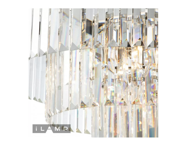 картинка Подвесная люстра хрустальная Triumph 7383/8P NICKEL от магазина BTSvet