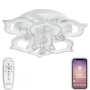 картинка Потолочная люстра светодиодная с пультом и управлением смартфоном регулировкой цветовой температуры и яркости ночным режимом и таймером HIGH-TECH LED LAMPS 82028 от магазина BTSvet