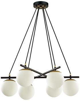 Подвесная люстра Randi 5212/6 черный, золотой E27 6*60W