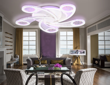 картинка Потолочная люстра светодиодная с пультом ACRYLICA FA4476 от магазина BTSvet