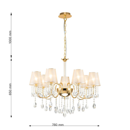 картинка Подвесная люстра Cutie 2868-7P от магазина BTSvet