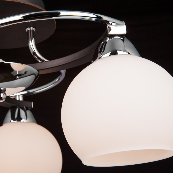 картинка Люстра венге 9654/3 хром/венге от магазина BTSvet