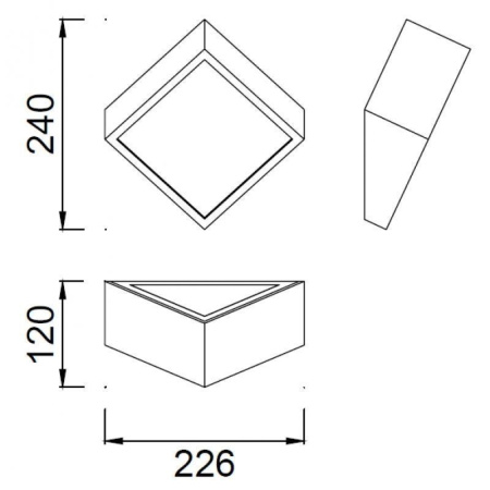 картинка Настенный светильник Mini 5481 IP44 от магазина BTSvet