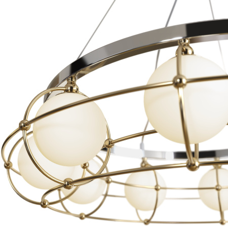 картинка Подвесная люстра Carcass MOD312PL-10GCH от магазина BTSvet