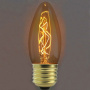 картинка Ретро лампочка накаливания Эдисона свеча E27 40W 2400-2800K 3540-E от магазина BTSvet