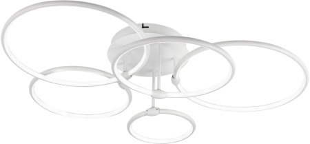 картинка Потолочная люстра светодиодная с управлением смартфоном и пультом регулировкой цветовой температурой и яркости ночным режимом и таймером HIGH-TECH LED LAMPS 82036 от магазина BTSvet