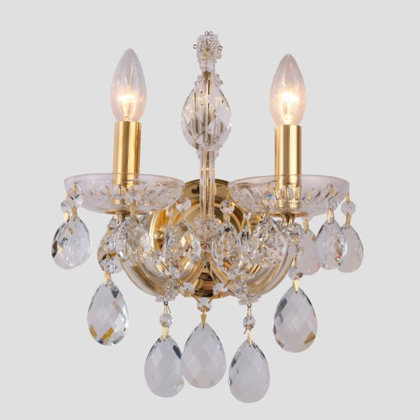 Бра ISABEL AP2 GOLD/TRANSPARENT
