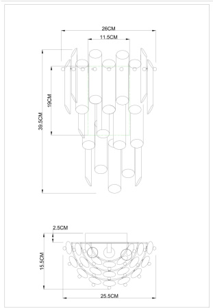 картинка Настенный светильник Rosie 3511/02 AP-3 от магазина BTSvet
