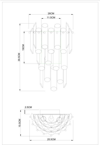 картинка Настенный светильник Rosie 3511/02 AP-3 от магазина BTSvet