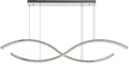 картинка Подвесной светильник светодиодный 8240 8242/160 chrome от магазина BTSvet