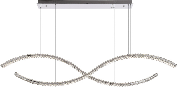 картинка Подвесной светильник светодиодный 8240 8242/160 chrome от магазина BTSvet