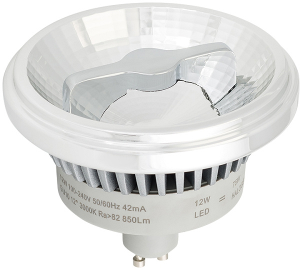 Лампа AR111-FORT-GU10-12W-DIM Day4000 (Reflector, 24 deg, 230V) (Arlight, Металл) 026879