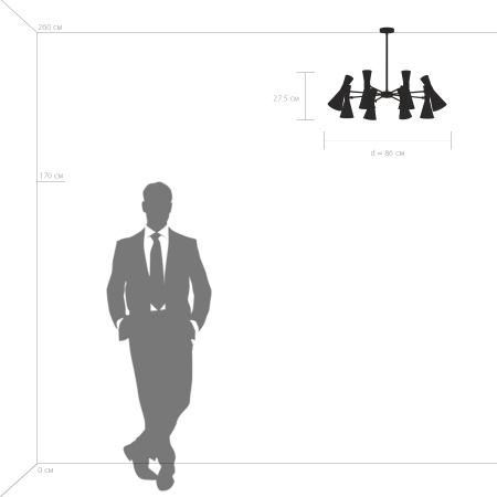 картинка Потолочная люстра Dumo 816081 от магазина BTSvet