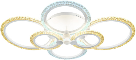 Потолочная люстра светодиодная с пультом регулировкой цветовой температуры и яркости Acrylica FA4065