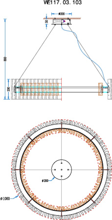 картинка Подвесная люстра Patricia WE117.03.103 от магазина BTSvet