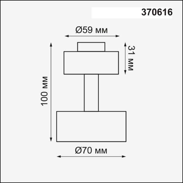 картинка Корпус накладной Unit 370616 от магазина BTSvet