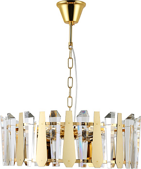 Люстра подвесная Isla 1145/6S E14*40W Gold