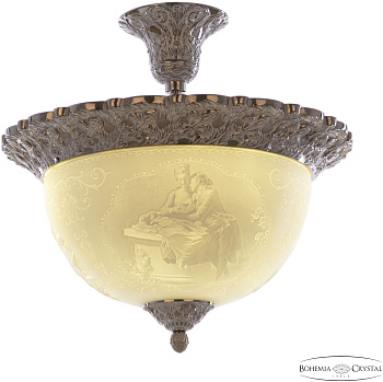 Потолочная люстра хрустальная 7091P/39/FL NW Pair