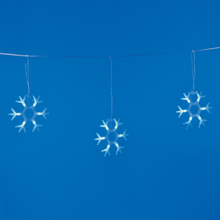 картинка Световая фигура светодиодная ULD-E1503-036/DTA BLUE IP20 SNOWFLAKES-1 от магазина BTSvet