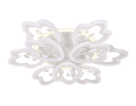 картинка Потолочная люстра светодиодная с пультом, регулировкой яркости, цветовой температуры и ночным режимом Acrylica FA511 от магазина BTSvet