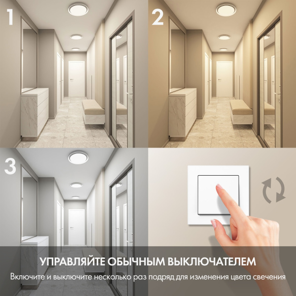 картинка Потолочный светильник Cany DK6516-WH от магазина BTSvet