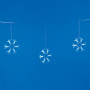 картинка Световая фигура светодиодная ULD-E1503-036/DTA BLUE IP20 SNOWFLAKES-1 от магазина BTSvet