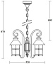 картинка Уличный светильник подвесной CAIOR 1 81570/2/18 Gb от магазина BTSvet