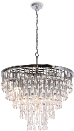 Подвесная люстра хрустальная Linn MOD091PL-09CH