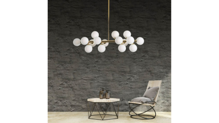 картинка Потолочная люстра светодиодная Marsiada LDP 6033-16 GD от магазина BTSvet