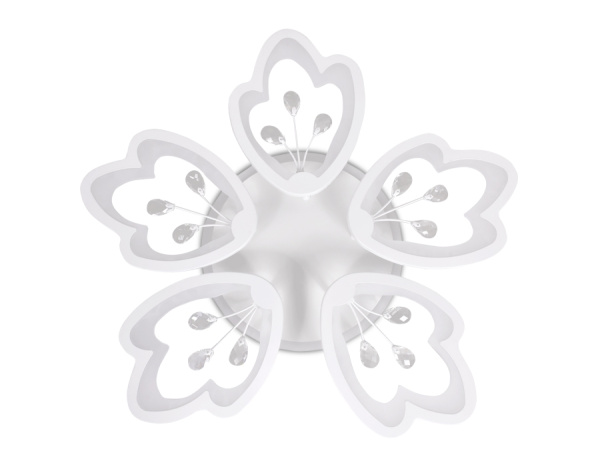 картинка Потолочная люстра светодиодная с пультом, регулировкой яркости, цветовой температуры и ночным режимом Acrylica FA510 от магазина BTSvet