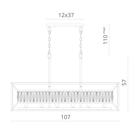 картинка Подвесной светильник Frost 2022/21 SP-6 от магазина BTSvet