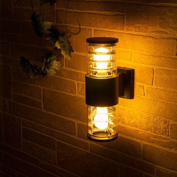 картинка Настенный светильник уличный 1407 TECHNO черный от магазина BTSvet