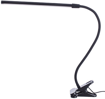 Настольная лампа на прищепке светодиодная A1106LT-1BK