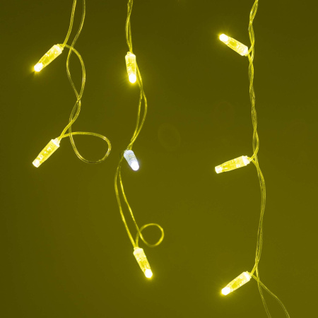 картинка Светодиодная гирлянда ARD-EDGE-CLASSIC-2400x600-CLEAR-88LED-FLASH Gold (230V, 6W) (Ardecoled, IP65) 031186 от магазина BTSvet