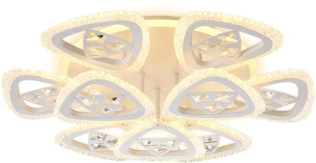 картинка Потолочная люстра светодиодная с пультом регулировкой цветовой температуры и яркости ночным режимом Acrylica FA2921 от магазина BTSvet
