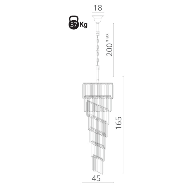картинка Подвесная люстра Charlotte 3011/01 SP-11 от магазина BTSvet
