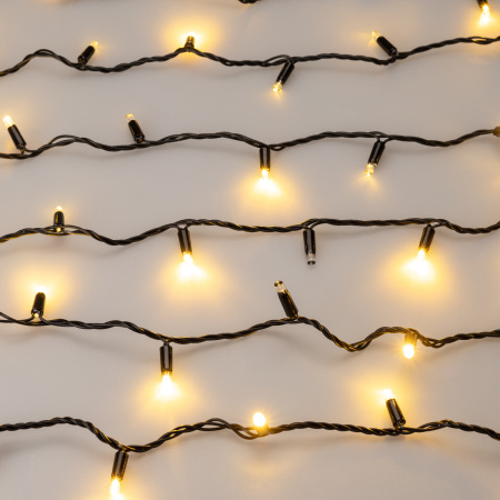 картинка Светодиодная гирлянда ARD-STRING-CLASSIC-1000-BLACK-100LED-PULSE Warm (230V, 7W) (Ardecoled, IP65) 031649 от магазина BTSvet
